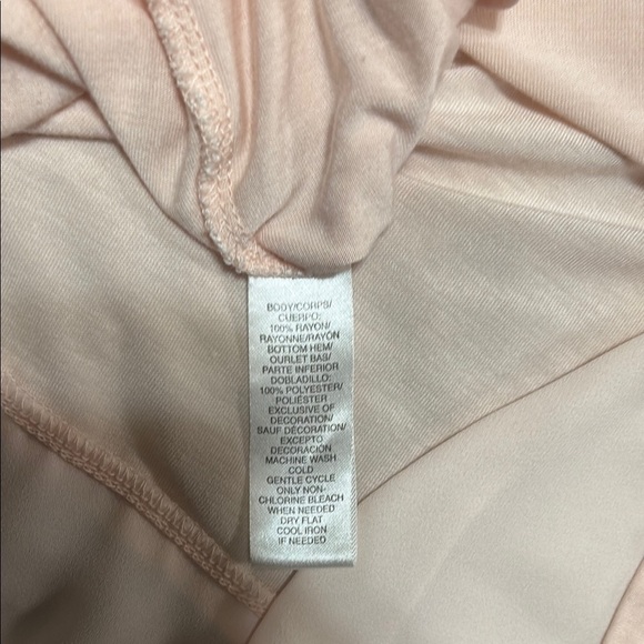 LOFT Orange Pink Tank Top Silky Sheen - Picture 8 of 8